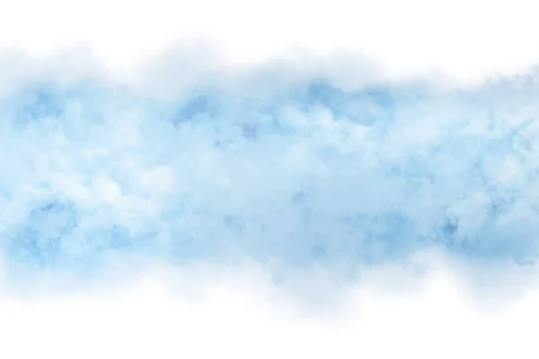 Abstract blue watercolor with cloud texture background — Stock Photo, Image