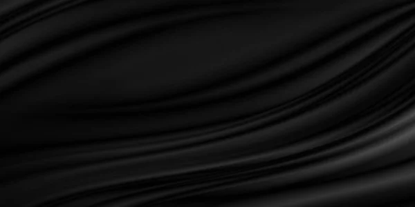 Fondo de tela de lujo negro con espacio de copia —  Fotos de Stock