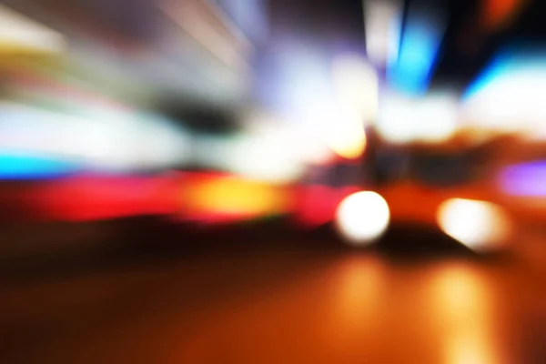 Abstrato velocidade movimento fundo carro embaçado na estrada na cidade — Fotografia de Stock