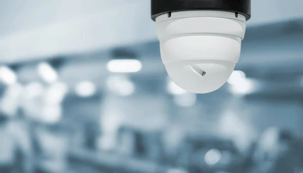 CCTV kamera az élelmiszerbíróságon, másolási hellyel — Stock Fotó