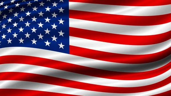 美国或美国国旗背景与复制空间 — 图库照片