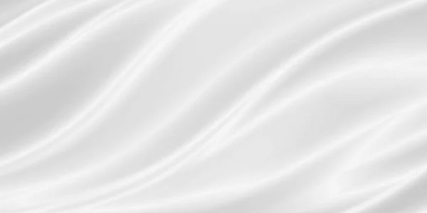 White Luxury Fabric Background Copy Space — Stock Photo, Image