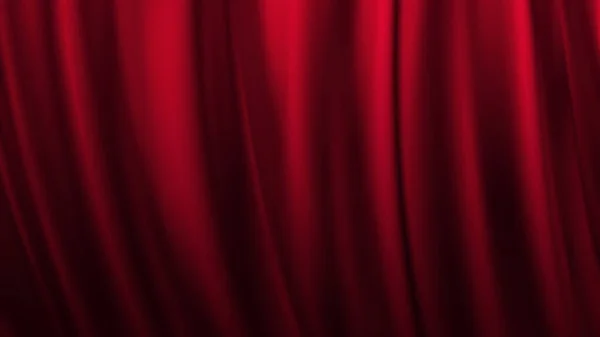 Red Stage Theatre Curtain Background — Stock Photo, Image