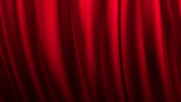 Red Stage Theatre Curtain Background — Stock Photo, Image