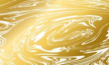 Beyaz arkaplan vektör illüstrasyonunda altın mermer dokusu