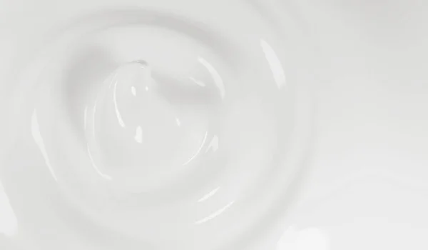 Biały Krem Kosmetyczny Tło Renderowania — Zdjęcie stockowe