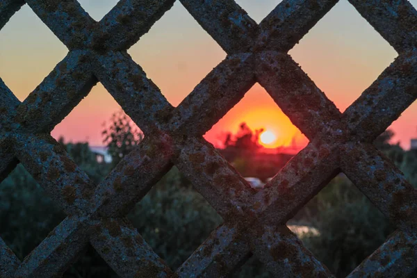 Kırım sahili üzerinde güzel bir gün batımı