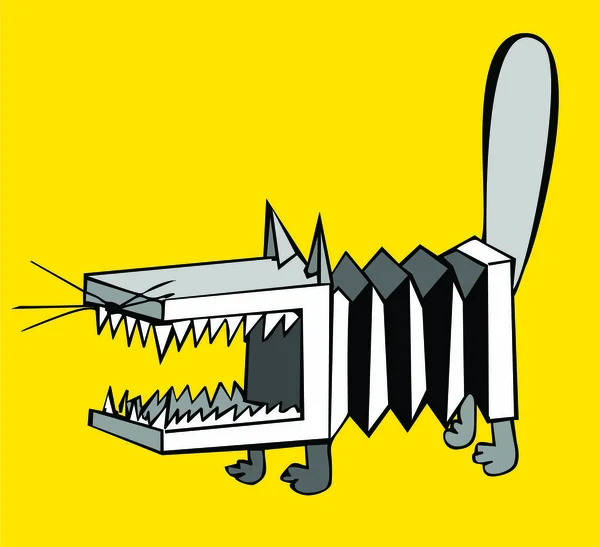 kızgın kroki köpek, eğlenceli sanat