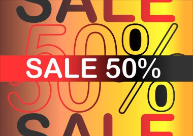 Banner yüzde 50 satış için