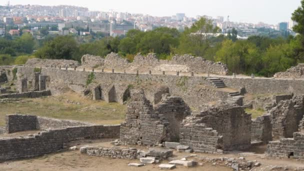 第一次提到沙龙这个名字大约在公元前 7世纪 是贾德罗河春天附近的伊利里安定居点 — 图库视频影像