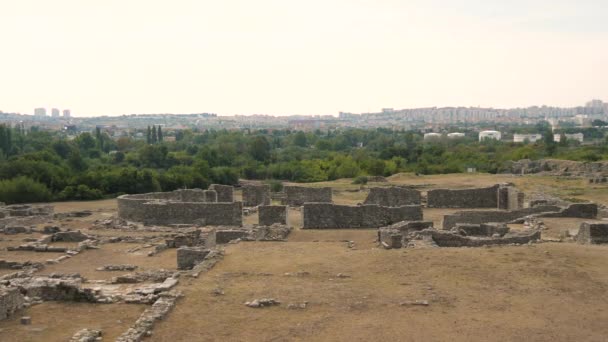 Σάλωνα Ήταν Αρχαία Πόλη Αιώνα Και Πρωτεύουσα Της Ρωμαϊκή Επαρχία — Αρχείο Βίντεο