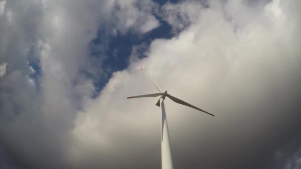 Windmill View Time Lapse — Stock Video