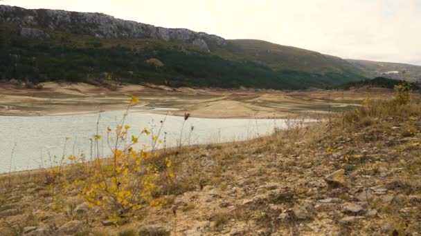 Lago Ricice Croácia Imagens Lago Rio Vida Selvagem — Vídeo de Stock