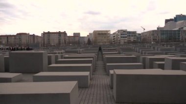 Berlin Anıtı 'nın Almanya' da Öldürülen Yahudiler İçin Görüntüleri.