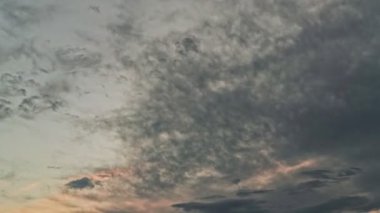 Gökyüzü ve bulutlar, Timelapse video 4 k 