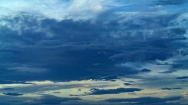 Gökyüzü ve bulutlar, Timelapse video 4 k 