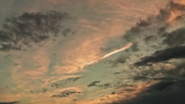 Himmel Und Wolken Zeitraffer Video Bei — Stockvideo