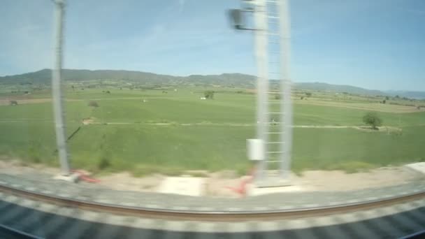 Window View Train — Stock Video