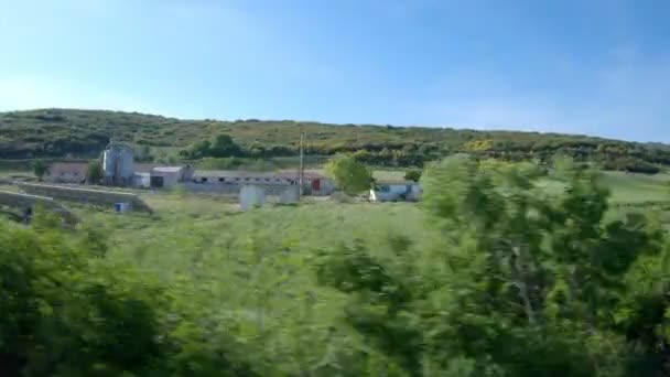 Ventana Vista Desde Tren — Vídeos de Stock