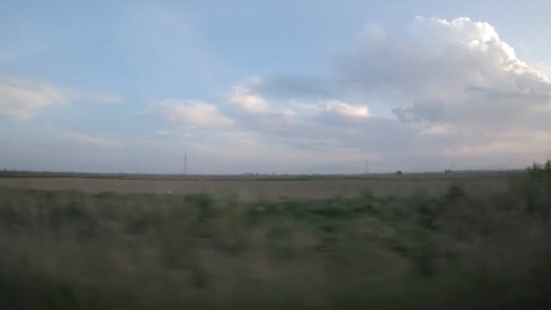 Window View Train — Stock Video