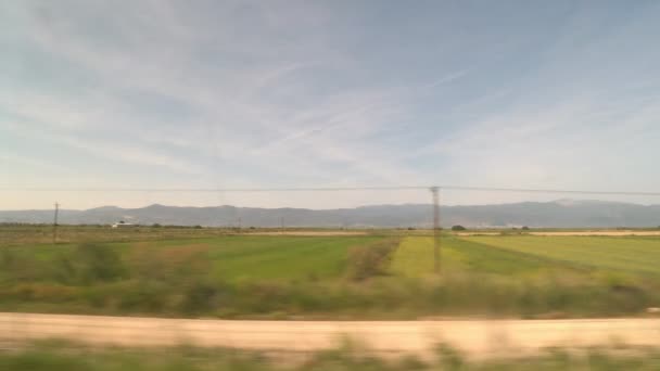 Vue Fenêtre Depuis Train — Video