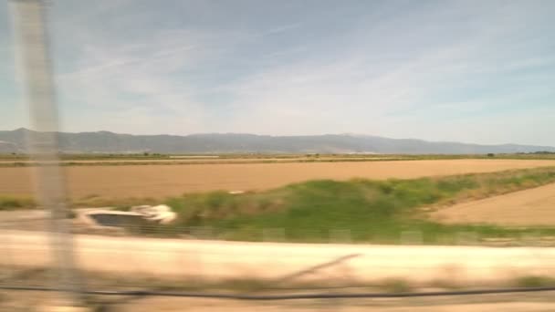 Vue Fenêtre Depuis Train — Video