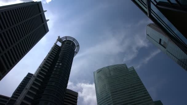 Abr 2018 Walking Singapore Detalhes Cidade Vídeo Tempo Real Filmado — Vídeo de Stock