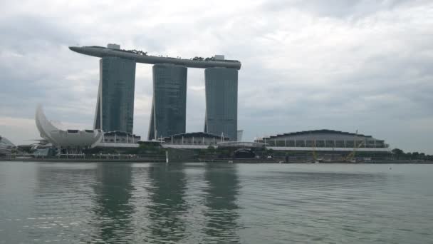 Singapour Avr 2018 Promenade Dans Ville Singapour Détails Ville Vidéo — Video