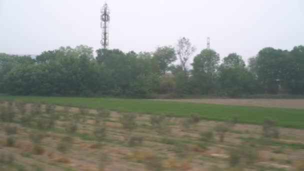 Ventana Vista Desde Tren — Vídeos de Stock