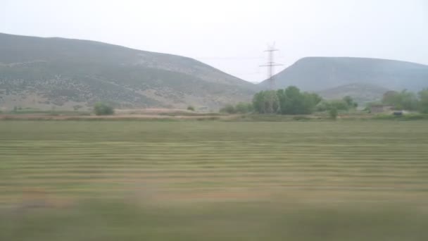 Vista Finestra Dal Treno — Video Stock