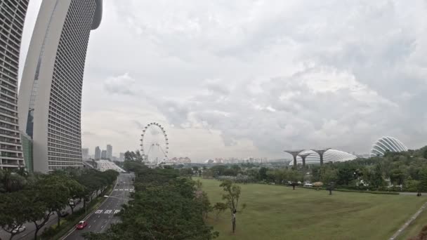 Singapur Duben 2018 Marina Bay Sands Hotel — Stock video
