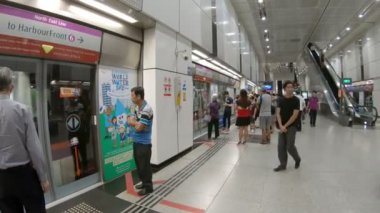 Singapur 15 Nisan 2018: Singapur şehir ayrıntıları, ın Mrt