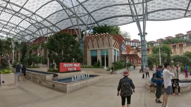 Σιγκαπούρη Απρ 2018 Universal Studios Στο Sentoza Σιγκαπούρη — Αρχείο Βίντεο
