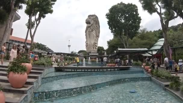 新加坡 2018年4月15日 新加坡在 Sentoza 的位置 — 图库视频影像