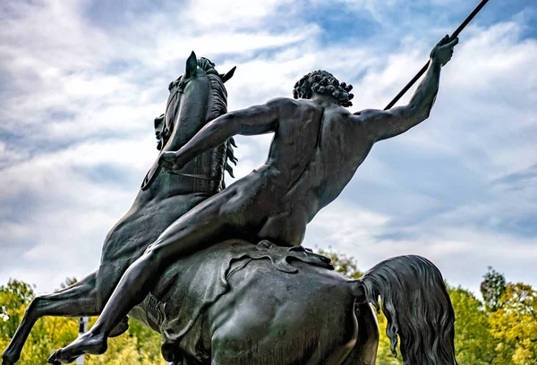 Statue at the Museum Island in Berlin, Germany