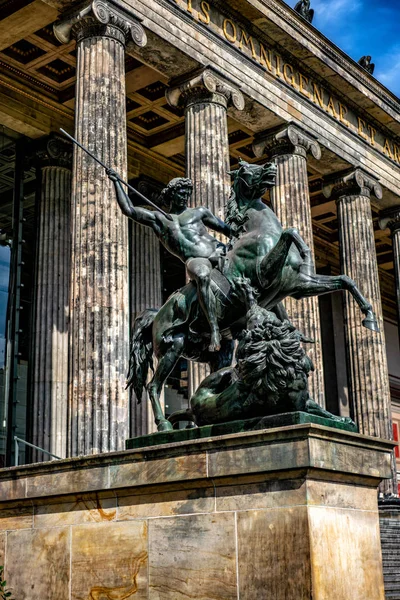 Estátua Ilha Dos Museus Berlim Alemanha — Fotografia de Stock