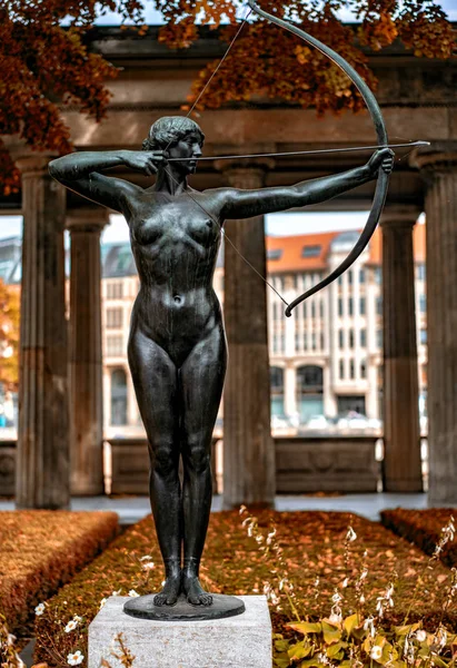 Άγαλμα Στο Νησί Των Μουσείων Στο Βερολίνο Γερμανία — Φωτογραφία Αρχείου