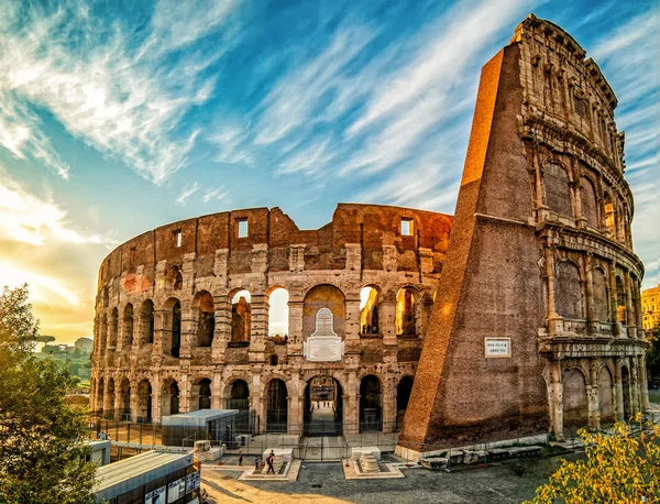 Colosseum Daytime Sunset Rome Italy — Stock Photo, Image