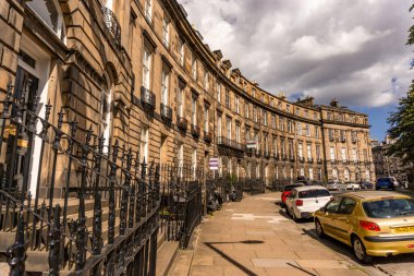 Edinburgh, Birleşik Krallık, 29 Ağustos: Edinburgh sokaklarında şehirde yürüyüş.