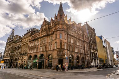 Edinburgh, Birleşik Krallık, 29 Ağustos: Edinburgh sokaklarında şehirde yürüyüş.