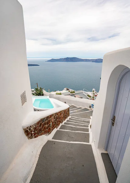 Santorini Island, Grekland, en av de vackraste resa dest — Stockfoto