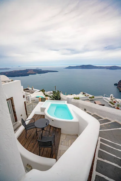 Santorini Island, Grécia, uma das mais belas viagens dest — Fotografia de Stock