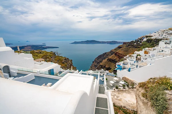 Santorini Island, Grécia, uma das mais belas viagens dest — Fotografia de Stock