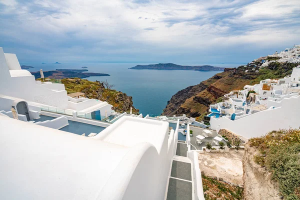 Île de Santorin, Grèce, l'un des plus beaux voyages dest — Photo