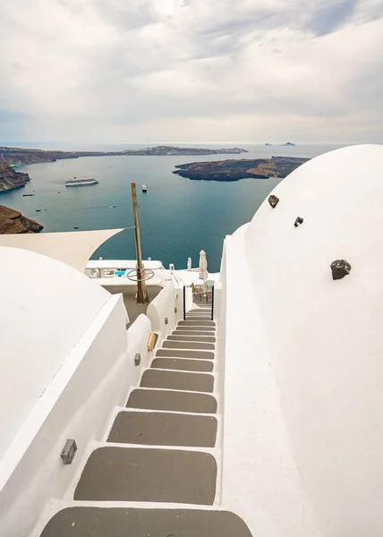 Santorini Island, Grécia, uma das mais belas viagens dest — Fotografia de Stock