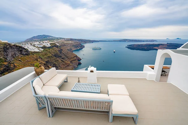 Île de Santorin, Grèce, l'un des plus beaux voyages dest — Photo