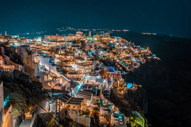 Santorini at Night, en güzel seyahat yerlerinden biri