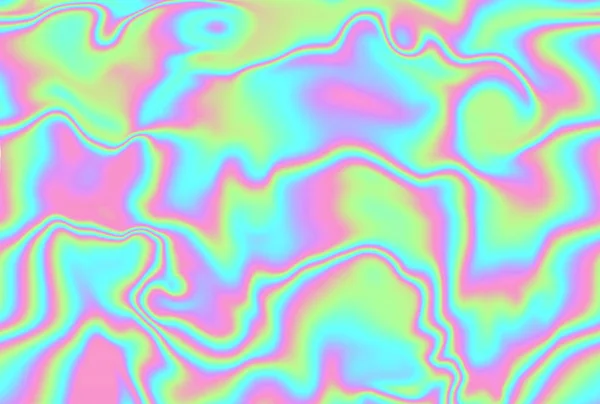 Abstract holographic texture in neon vivid color palette. Synthwave, vaporwave 80s-90s aesthetics.