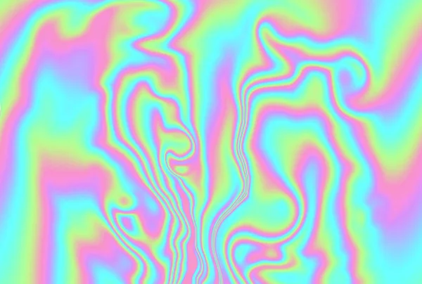 Textura Holográfica Abstracta Paleta Colores Vivos Neón Synthwave Vaporwave 80S — Foto de Stock