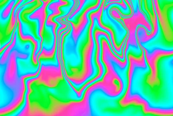 Abstract holographic texture in neon vivid color palette. Synthwave, vaporwave 80s-90s aesthetics.